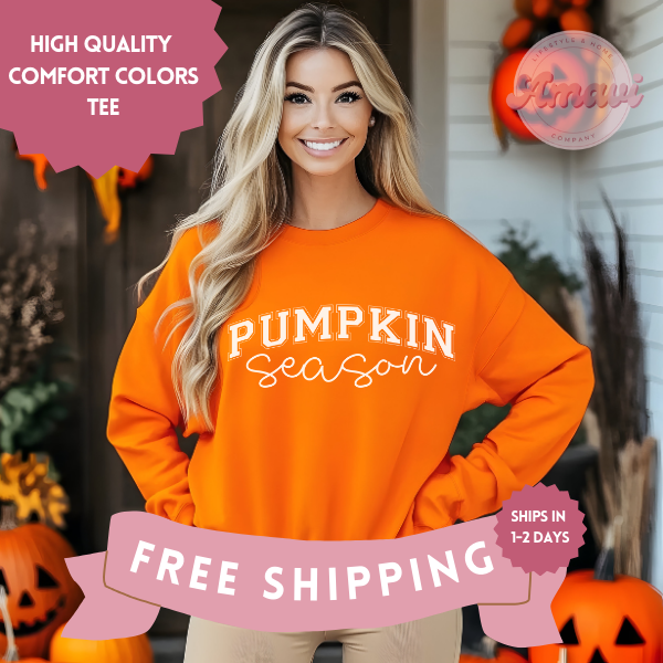 Pumpkin Season Crewneck Sweater Sweatshirt