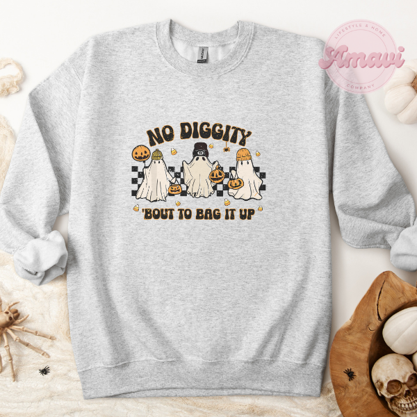 No Diggity Bout To Bag It Up Crewneck Sweatshirt