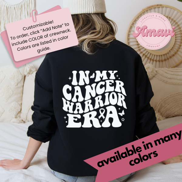 In My Cancer Warrior Era Crewneck Sweatshirt Sweater